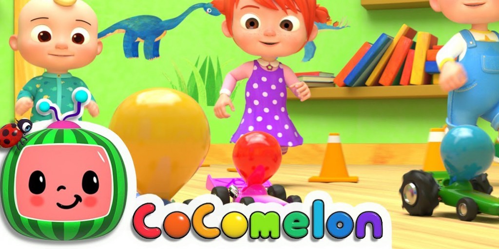Cocomelon - Toy Balloon Car Race